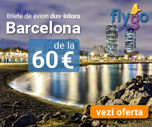 Bilet de avion dus-intors Barcelana de la 60 Euro