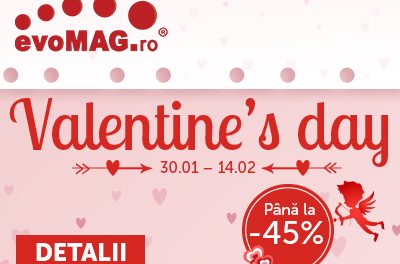 De valentine’s day evoMag va asteptata cu reduceri de pana la 45% 