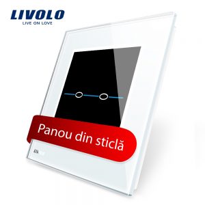 Panou întrerupător dublu cu touch