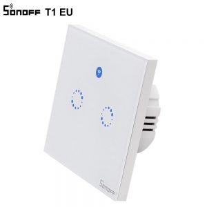 Intrerupator dublu cu touch Sonoff – WiFi